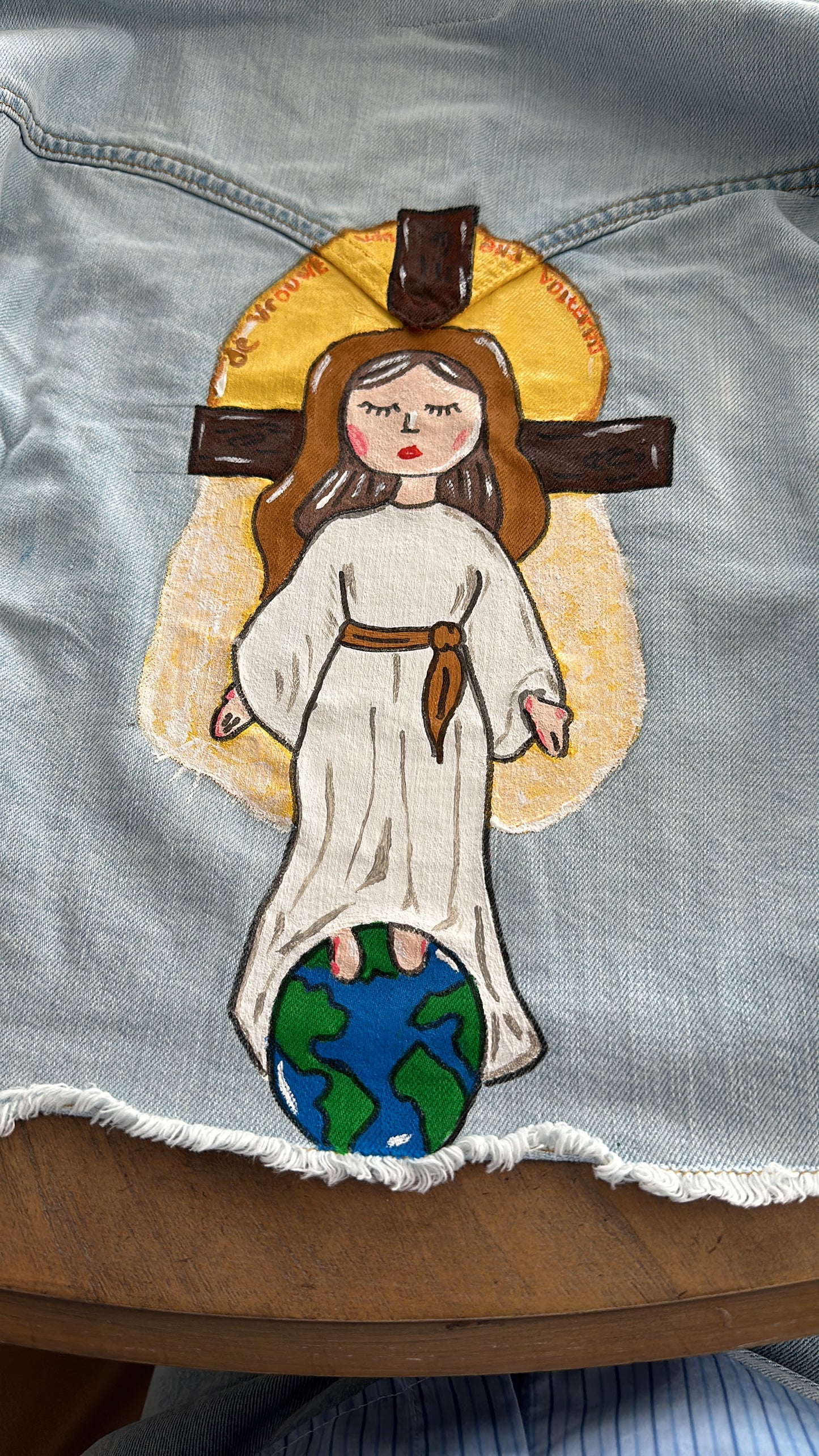 Chaquetas pintadas a mano